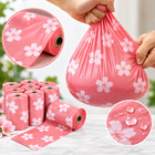 Dog Poop Bags Floral Scented Pet Waste Bags Leakproof Dispenser Rolls 360 Bags