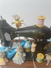 Enesco 1989 Music Box Sew Petite My Favorite Things Mice Sewing Machine W Box