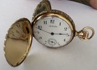 Antique American Waltham 18k Solid Gold Pocket Watch 61 1g Manual Wind Running