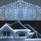 Christmas Xmas Bright Led Snowing Icicle Lights Fairy Indoor Outdoor House Tree
