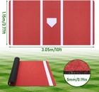 Baseball Batting Mat  Softball   Baseball Hitting Mat With Home Plate For Batter