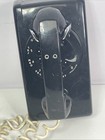 Vtg Western Electric Black Rotary Dial Wall Telephone Bell System Model 554