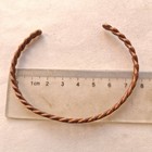 Ancient Rare Antique Bronze Viking Twisted Bracelet Amazing Very Stunning