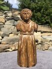 Antique Early Primitive Religious Wood Spanish Colonial Santos Doll Figurine