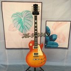Vintage Relic Les Paul Electric Guitar Rosewood Fretboard 22 Frets Chrome Parts