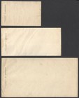 Iraq In British Occupation 1920  Surcharged  3 Postal Stationery Covers  Ps32
