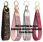 Victoria s Secret Vs Bling Rhinestone Wristlet Strap Keychain Silver   Pink Logo