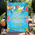 Pool Party Invitation Template  Swimming Pool Birthday Party Invitation  Any Age
