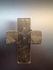 Milagro Sacred Heart Cross  Mexican Folk Art  5  X 4    Excellent Conditiion