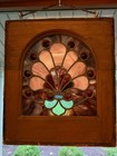 Stained Glass Window Vintage Beautiful Rare Red