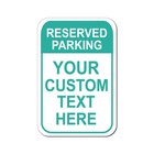 Next Day Ship Your Custom Text Metal Reserved Parking Sign personalized Aluminum