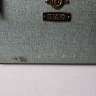 Vintage Samsonite Silhouette Train Case Blue Makeup Luggage Shwayder Bros