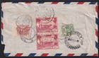 Burma 1950 Registered Cover  Provisional Mandalay Overprint Over Monywa Label