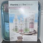 Vitamins And Sea Beauty Skincare Travel Kit Pouch Cleanser Serum Toner Scrub