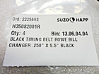 3 Replacement Rowe Bill Changer Black Timing Belts   250  X 5 5  New From Happ