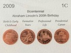 2009 P Philadelphia Lincoln Bicentennial Penny 4 Coin Set All 4 Designs Bu Coins