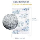 15 Pack 20 Gram Silica Gel Packs Desiccant Packets For Storage Moisture Packs