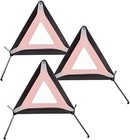 3 Packs Triangle Reflector Safety Triangle Kit Triangle Emergency Warning Frame