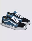 Vans Old Skool Navy Blue Canvas Suede Sneakers Men 11 5  Women 13 0