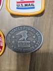  7  Pc Lot Vintage Us Post Office Patches Belt Buckle And Carrier Badge
