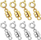 Strong Magnetic Necklace Clasps And Closures gold And Silver Plated Jewelry