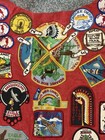 Vtg 70s Boy Scout 50 Patches Red Vest Shiloh St  Louis Tennessee Military Trail