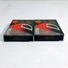 Lot Of 2 Tdk D90 Blank Cassette Tapes New Sealed High Output