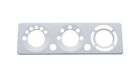 A c Control Plate For Peterbilt 379  389  388  387  386  384 - Stainless Steel