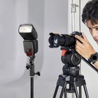 Umbrella Swivel Holder E Type Professional Photography Flash Light Bracket
