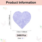 2400 Pcs 1 Inch Hearts Paper Confetti Tissue Confetti Party Decoration For Ballo