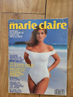 Rare Vintage Marie Claire French Fashion Magazine May 1986 Cindy Crawford Cover