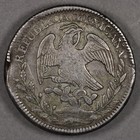 1842 Zs Om Mexico Silver 8 Reales