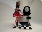 Vintage 2000 Coca-cola X Madame Alexander  doll Face  Carhop Clock Figurine