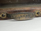 J d Warren Mfg  Co  Glass Front General Store Oak Cabinet Drawer  Chicago Il