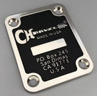 Electric Guitar  Neck Plate For Charvel Black    Can Customize Serial Number 