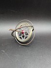 Vintage Metal Gyroscope Star Red Center Classic Spinning Top Toy 2 3 4    Pictures