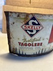 Skelly Tagolene Oil Vtg Unrolled Quart Can Advertising Flat Metal Sign
