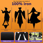 Witch Halloween Decorations Outdoor Hocus Pocus Garden Metal Stakes