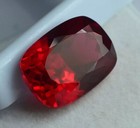 Flawless Natural Burmese Red Ruby Cushion Shape Loose 100 Ct Certified Gemstone