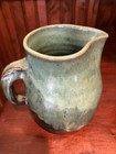 Vtg Artisan Studio Pottery Server 5 5    Pitcher Metallic Glaze Signed  