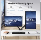 Acer Dual Monitor Arm  Computer Desk Arm With Vesa Mounts For 17   32    Screens
