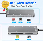 Memory Stick Pro Duo Adapter 5-in-1 Multi Memory Card Reader Supports Sd tf cf m