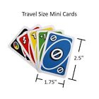 New  Uno Go  Card Game For Kids Adults  Fun Mini Pocket-sized Party Travel Set