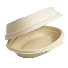 World Centric To-fb-bb  32 Oz Fiber Burrito Bowl Clamshell  250 cs