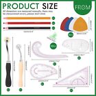 33pcs Clear Metric Sewing Ruler Set Contains French Curve Pattern Making Rule   
