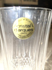 New-set Of 9 Vintage Cristal D arques 24  Lead Crystal 5 1 4  Tall Water Glasses