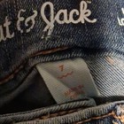 Cat   Jack Ultimate Stretch Jegging Jeans Girls 7 Blue Dark Wash Rainbow Embro