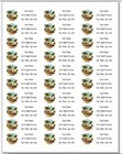 150 Jeep 4x4 On Beach Palm Trees Mailing Return Address Labels Personalized