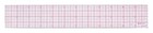  8ths Graph Beveled Ruler  12 In 12 Inches  single  B-70