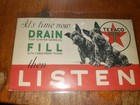 Vintage 1931 Texaco Scottie Dogs Advertising Postcard 1933 Indiana Postmark Mail